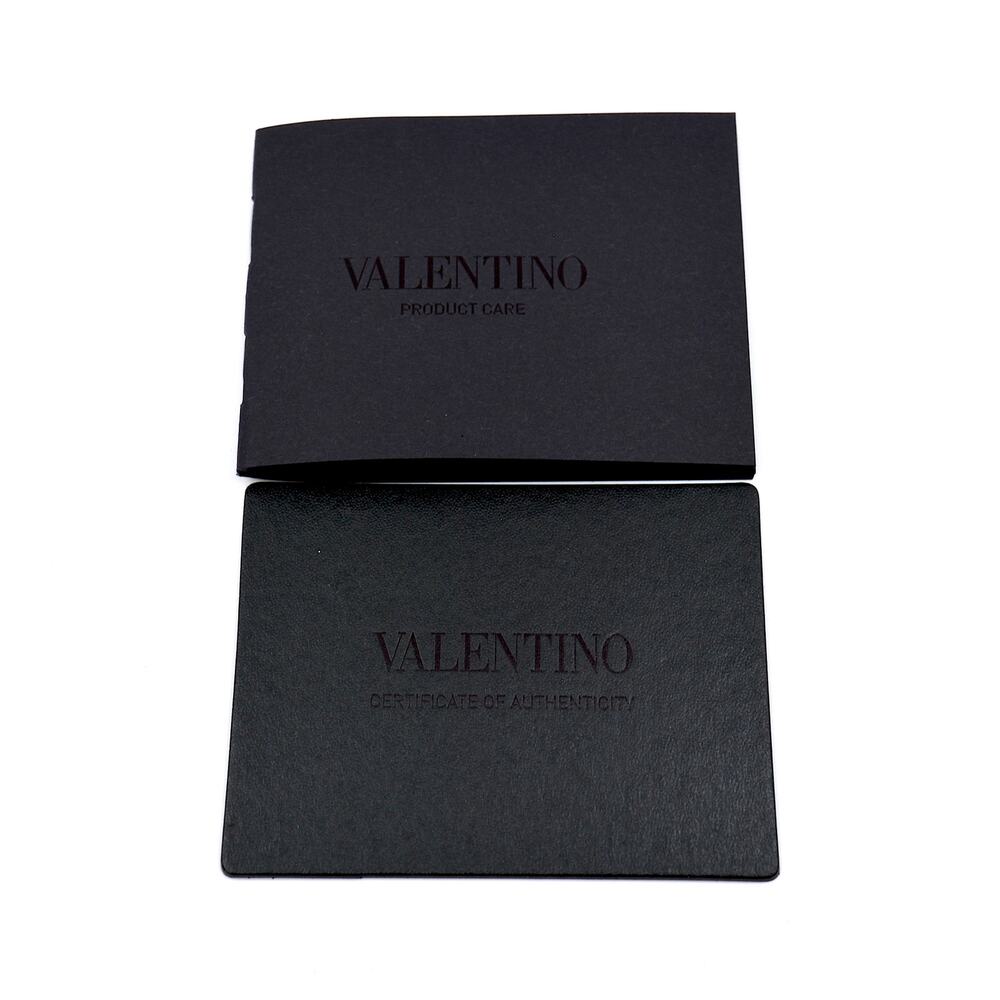 NEW VALENTINO GOLDCUT VLS-113A-55 BLACK GREY LENS SUNGLASSES AUTHENTIC - Picture 13 of 15